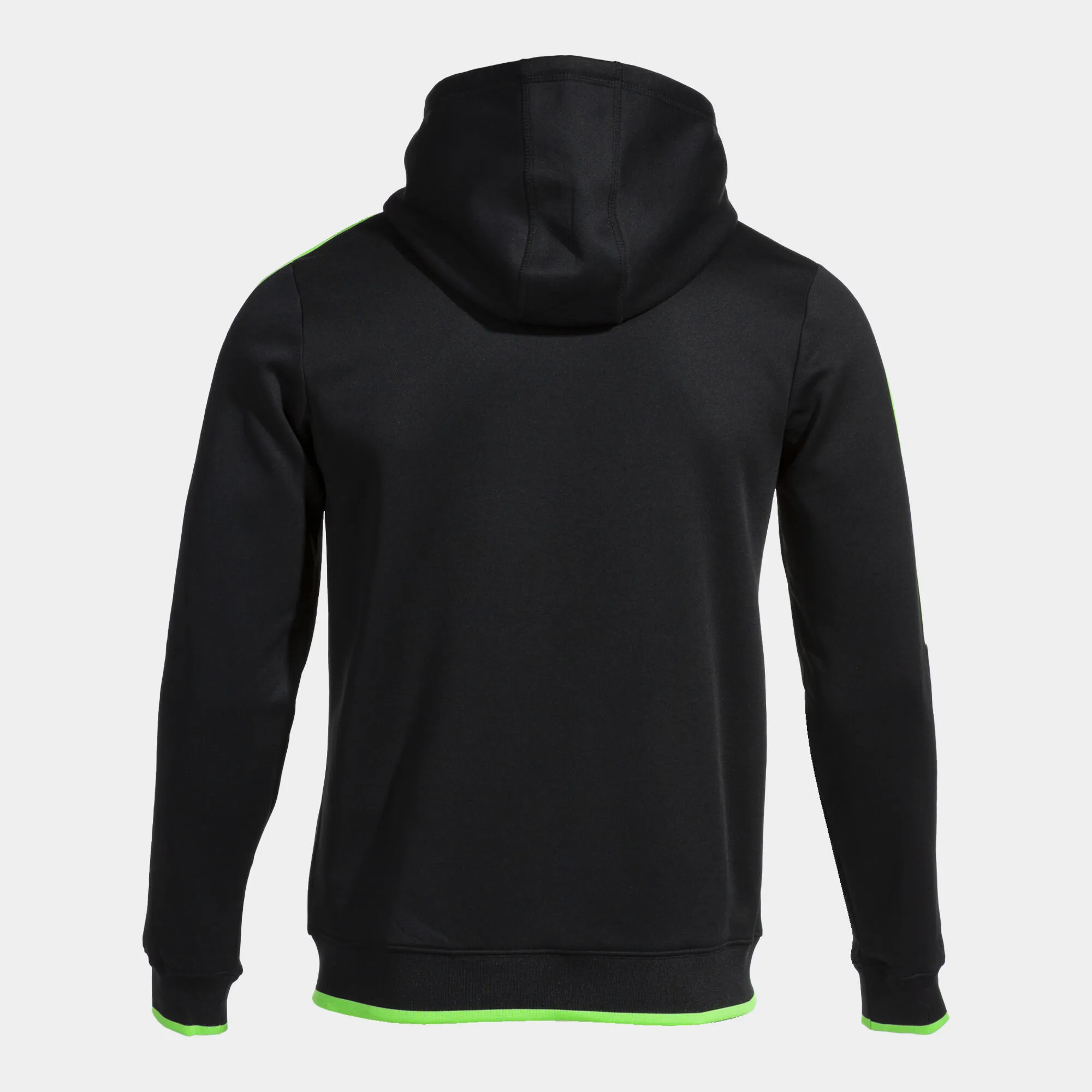 Chaqueta con capucha hombre Olimpiada negro verde flúor