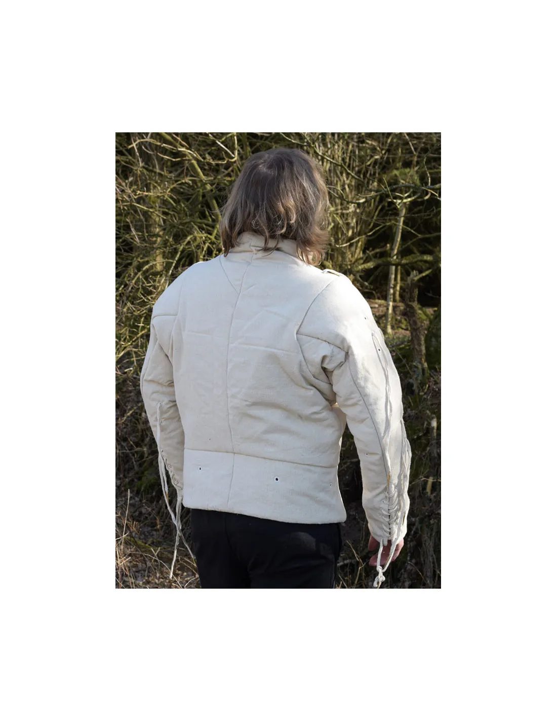 Chaqueta de armar medieval acolchada