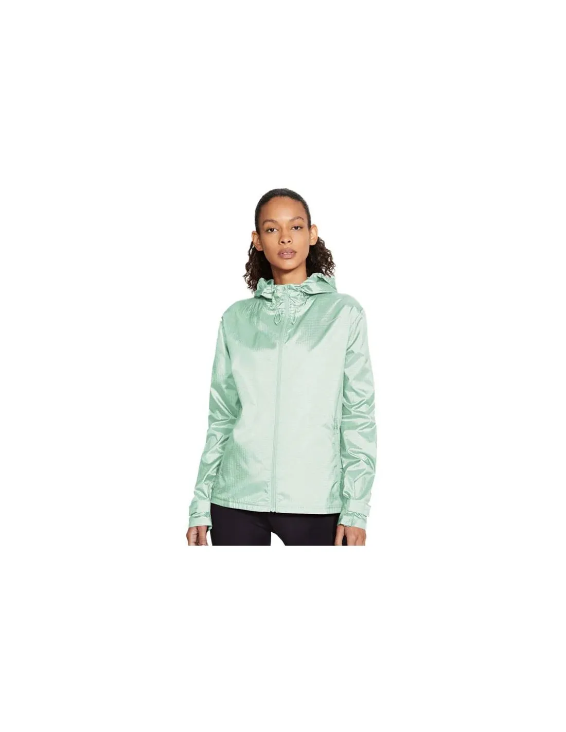 Chaqueta de running Nike Essential verde mujer