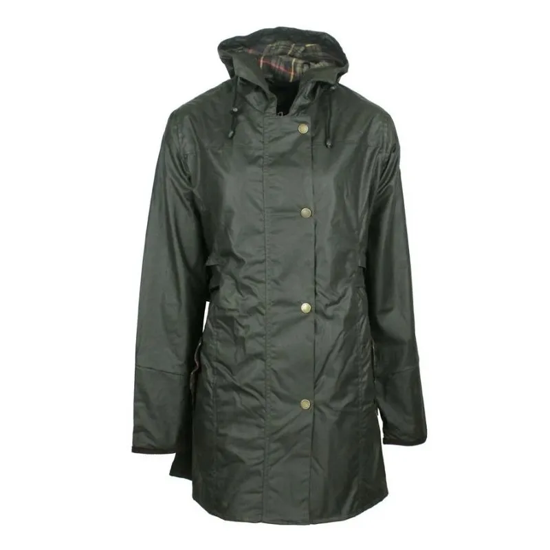 Chaqueta encerada Oxford Blue Katrina Green