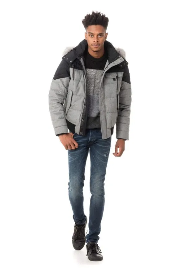 Chaqueta Hombre Redskins Flake Grey/Black