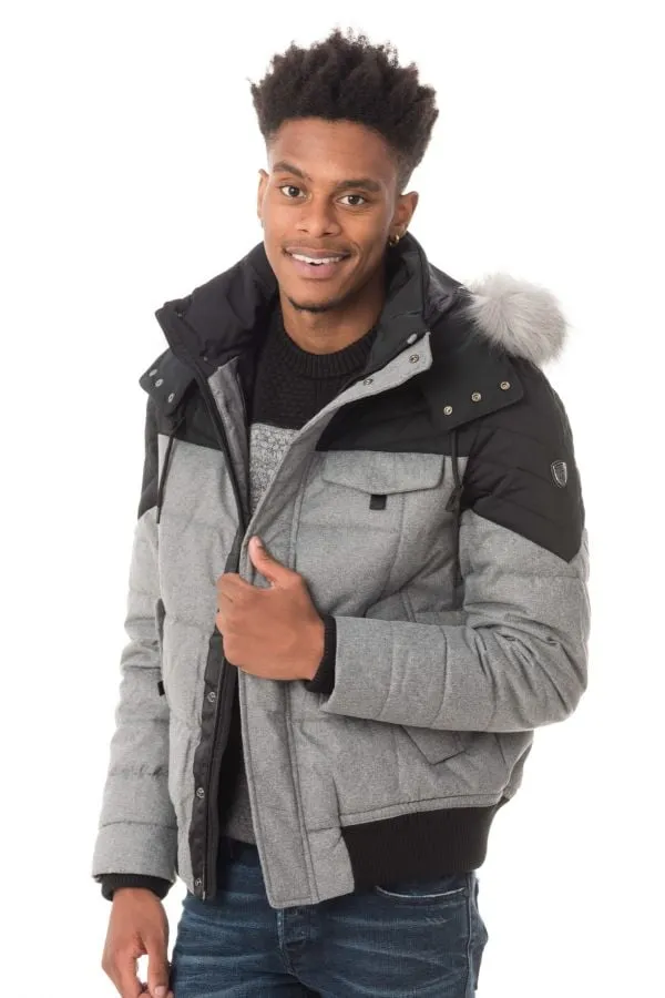 Chaqueta Hombre Redskins Flake Grey/Black