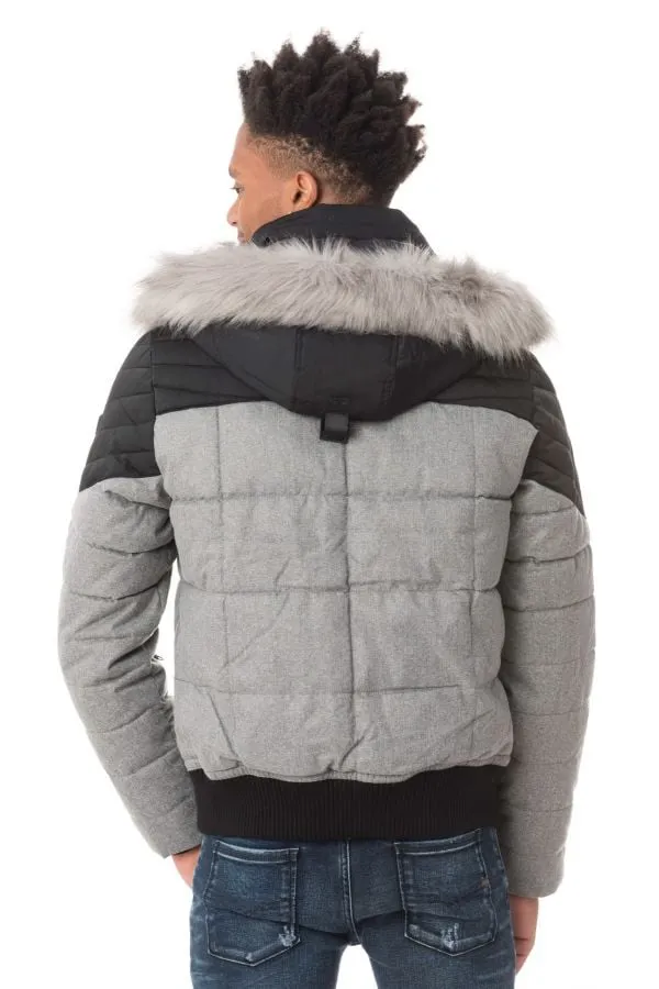 Chaqueta Hombre Redskins Flake Grey/Black