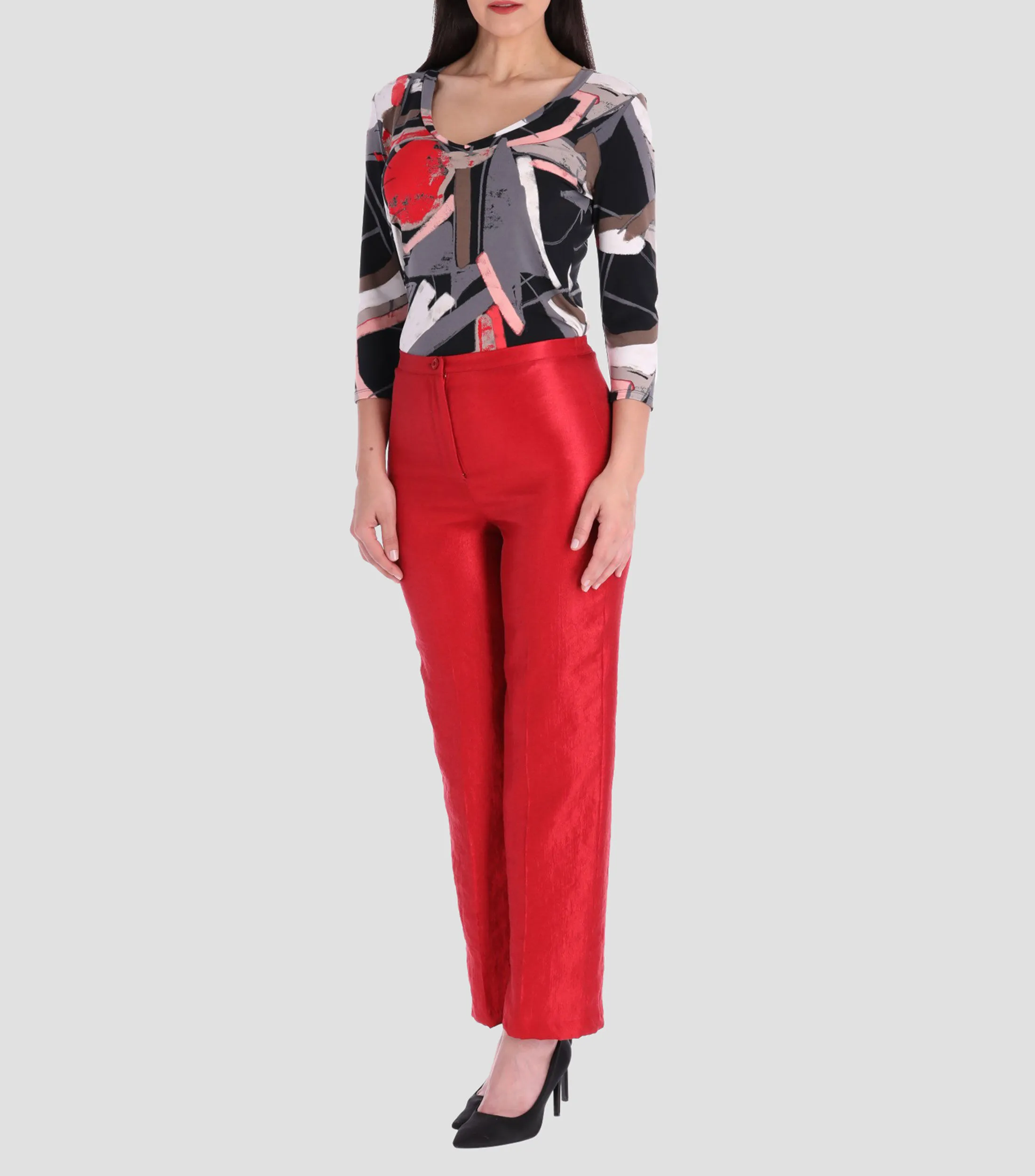 Charme Pantalón metalizado Mujer