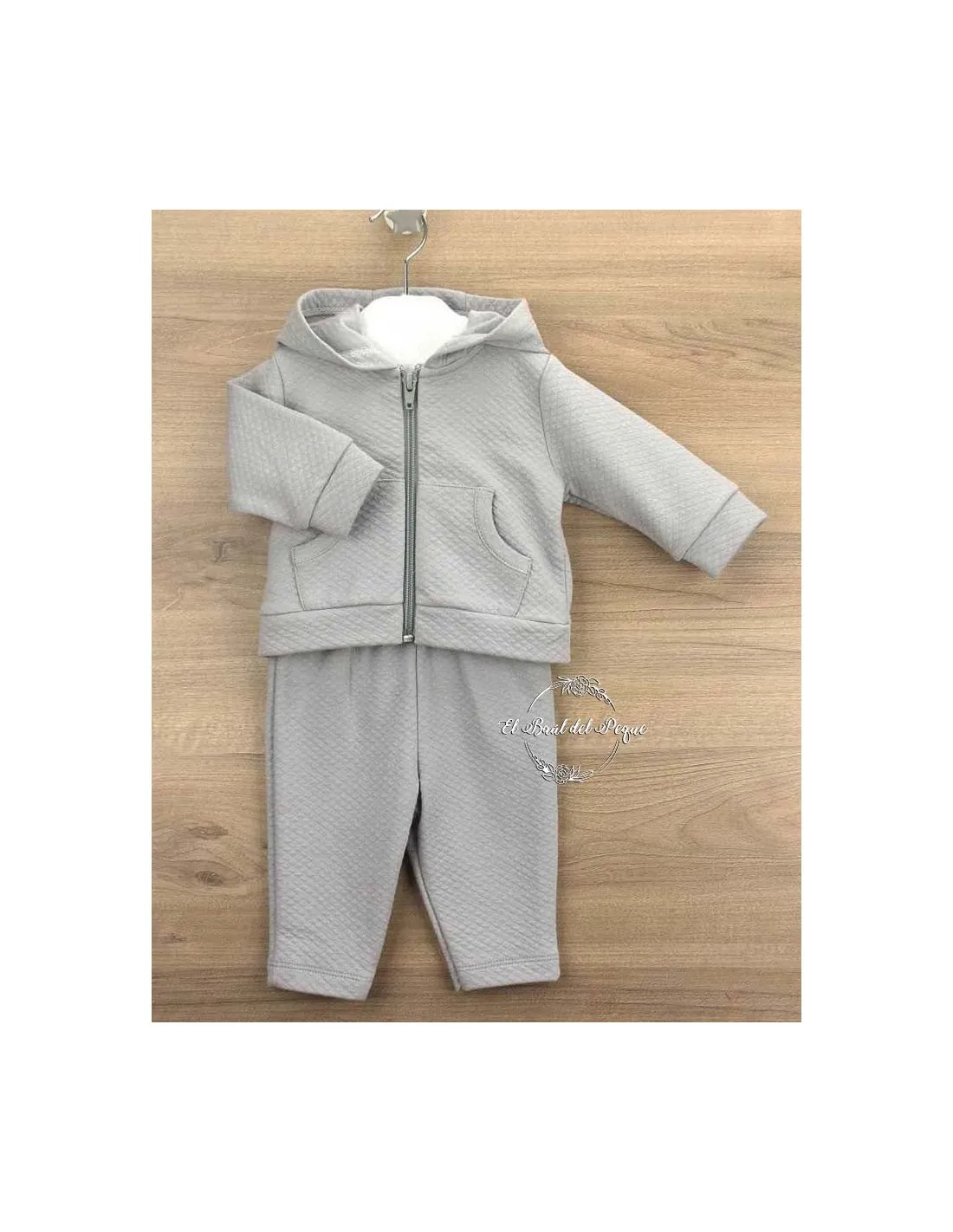 Chándal Niño Gris con Capucha Babidu