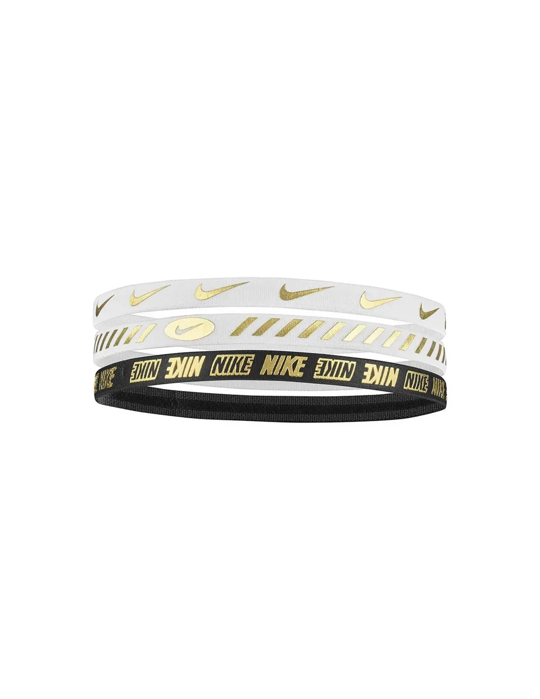 Cinta para la cabeza de fitness Nike 3.0 Blanco