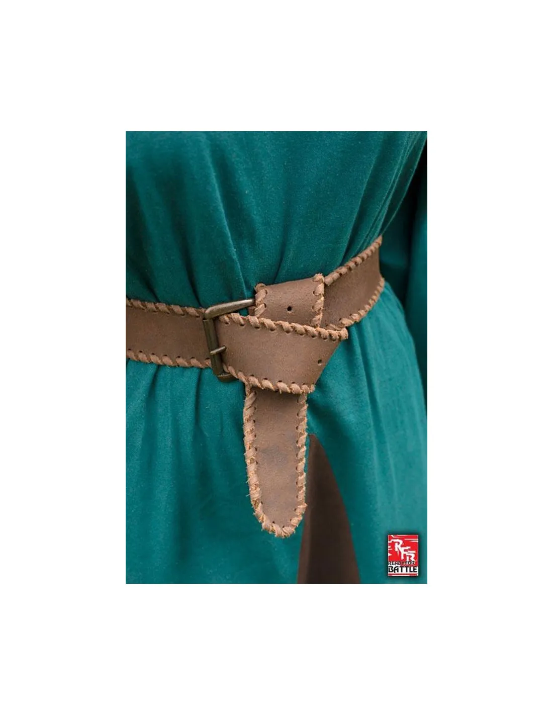 Cinturón medieval cuero, 100 cm.