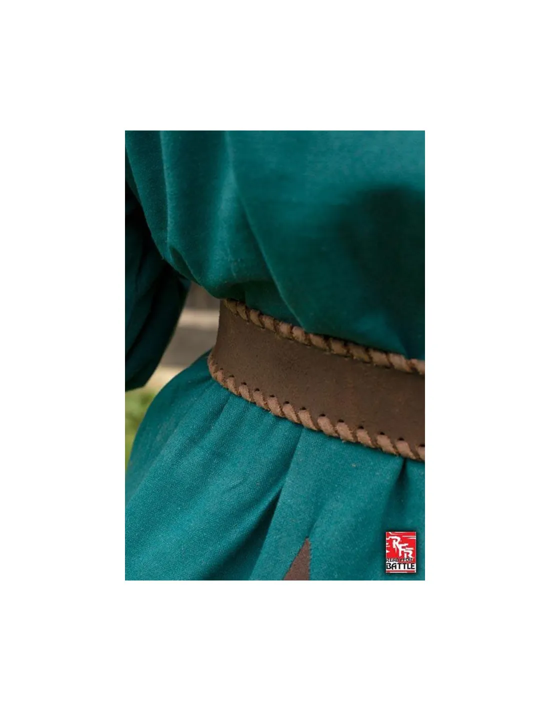 Cinturón medieval cuero, 100 cm.