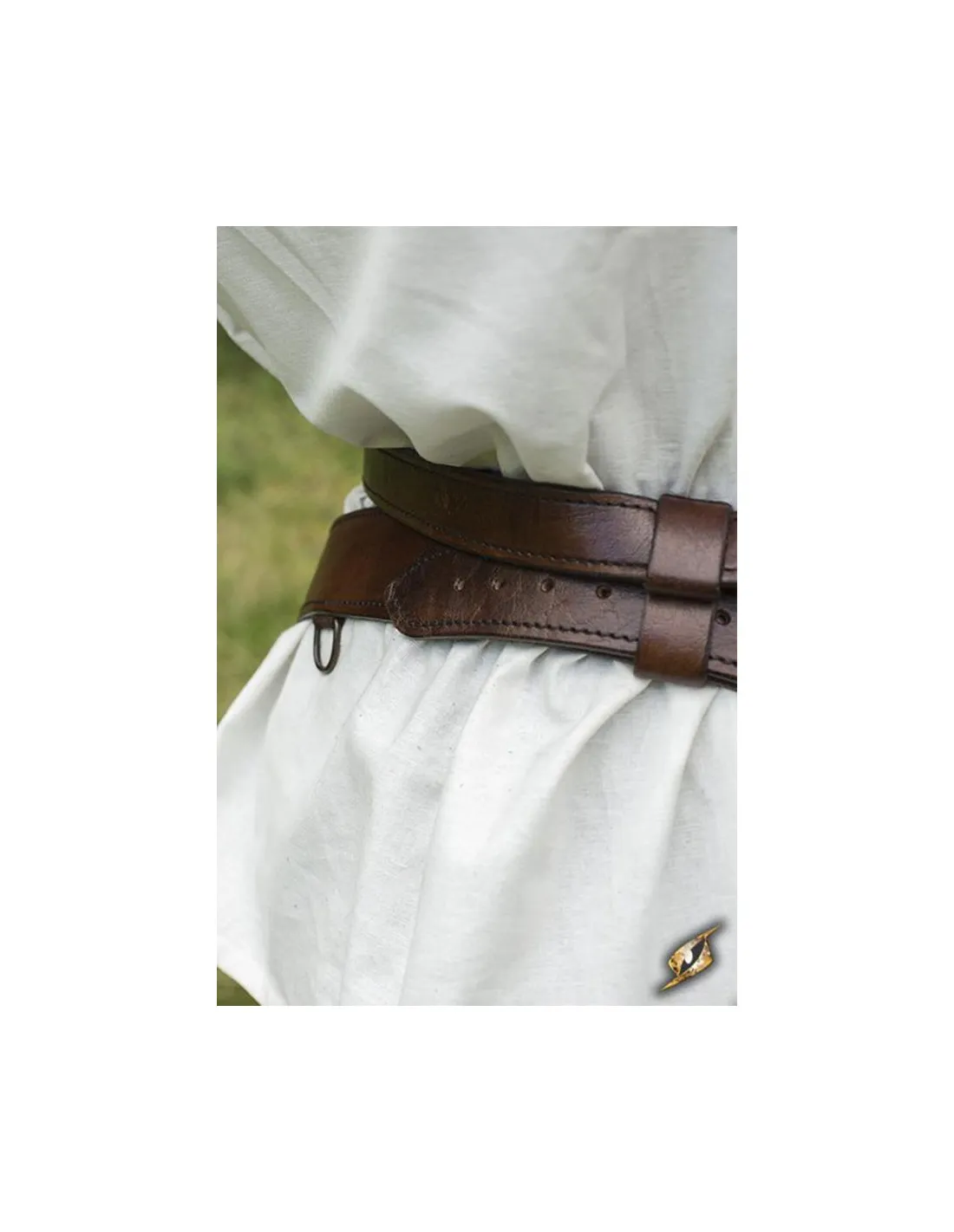 Cinturón medieval doble con tahalí