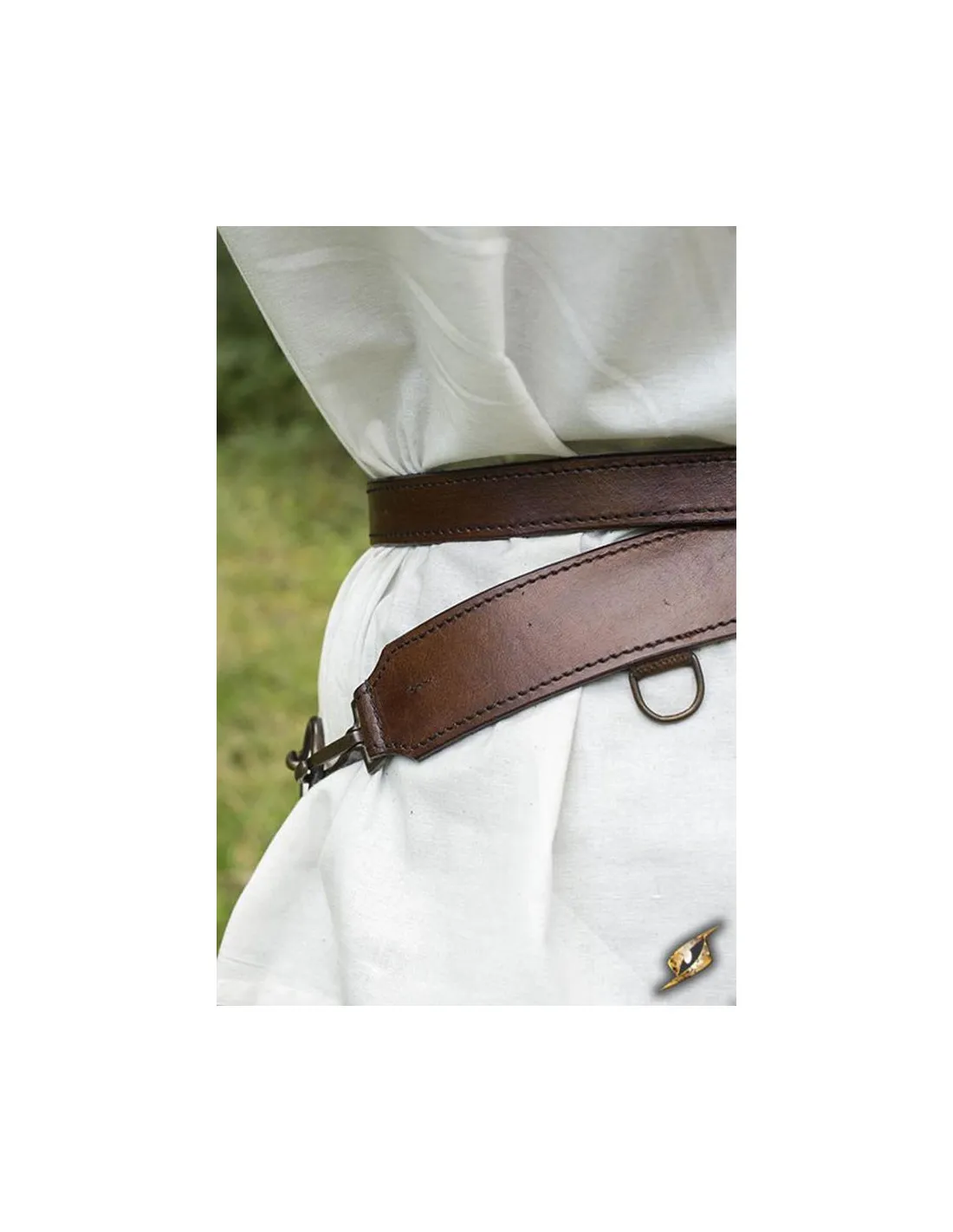 Cinturón medieval doble con tahalí