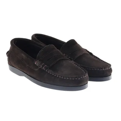 CLARYSCastellano nobuck marrón niño Clarys N20315