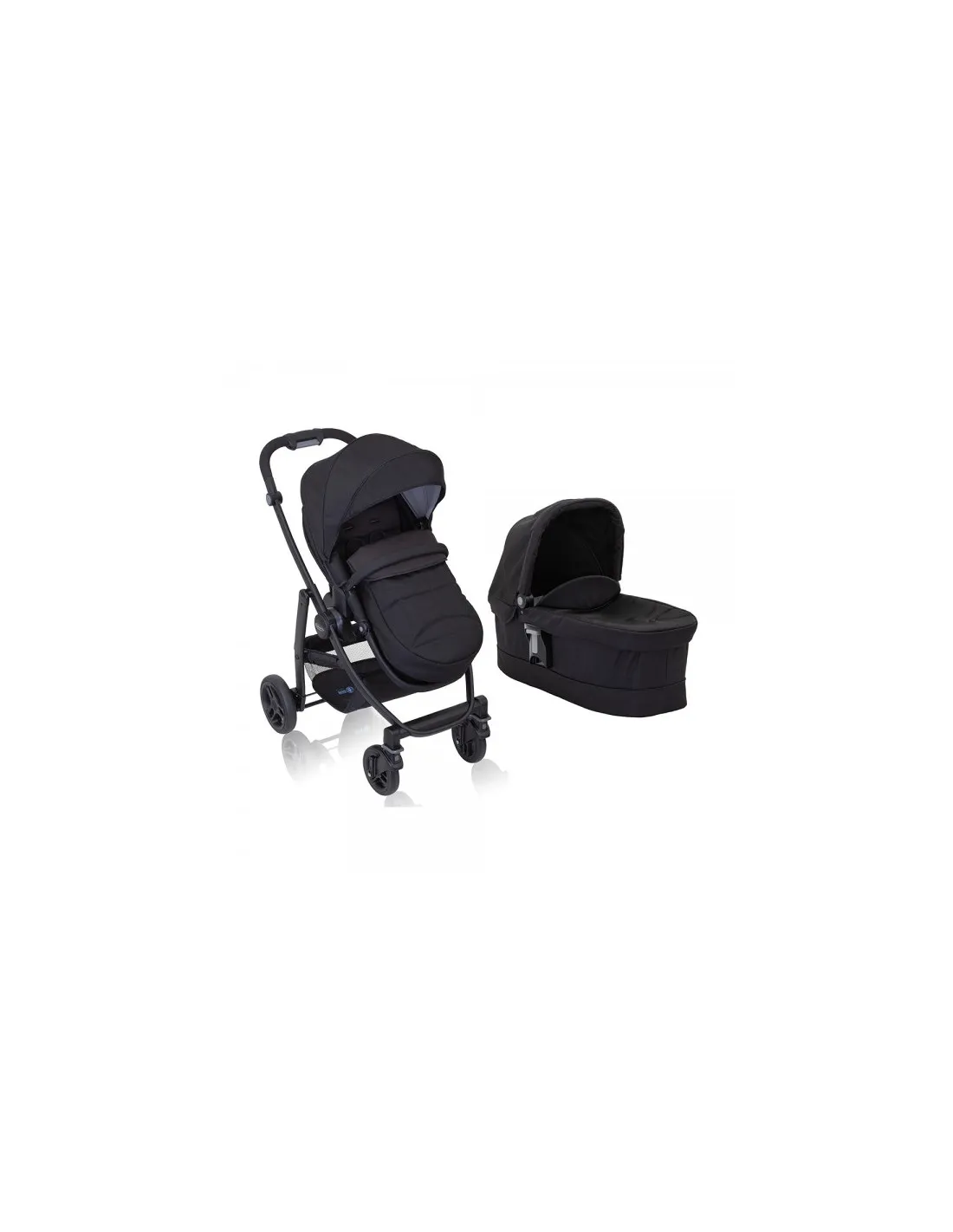 Coche de bebé dos piezas EVO Duo negro de Baby Graco