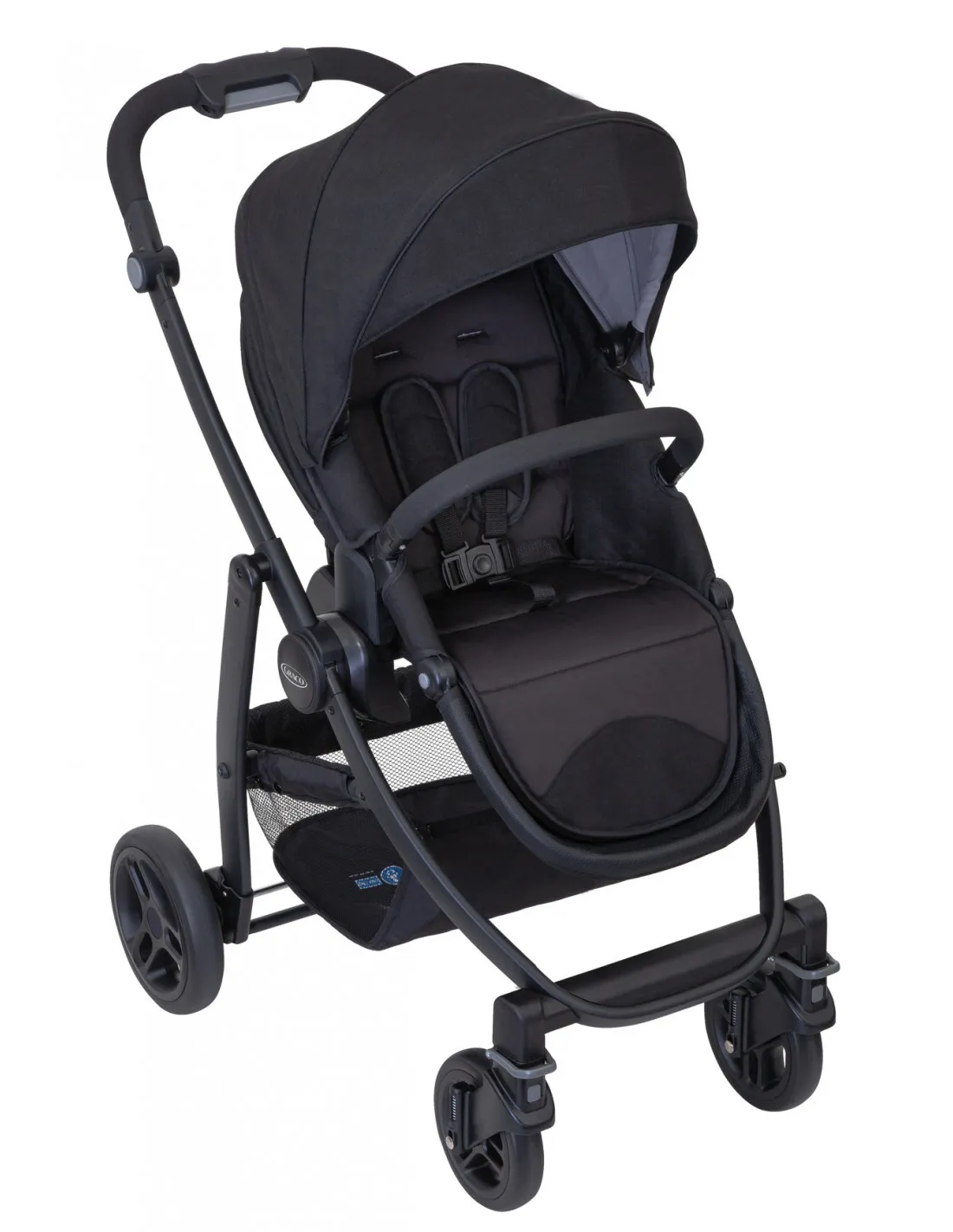 Coche de bebé dos piezas EVO Duo negro de Baby Graco