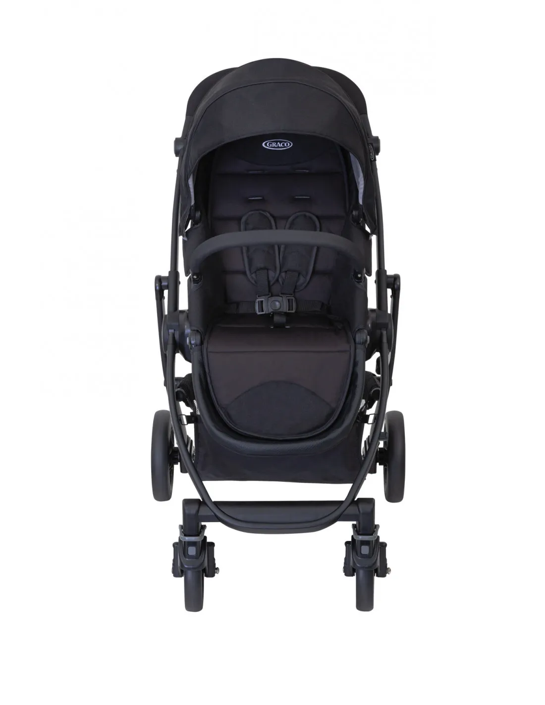 Coche de bebé dos piezas EVO Duo negro de Baby Graco