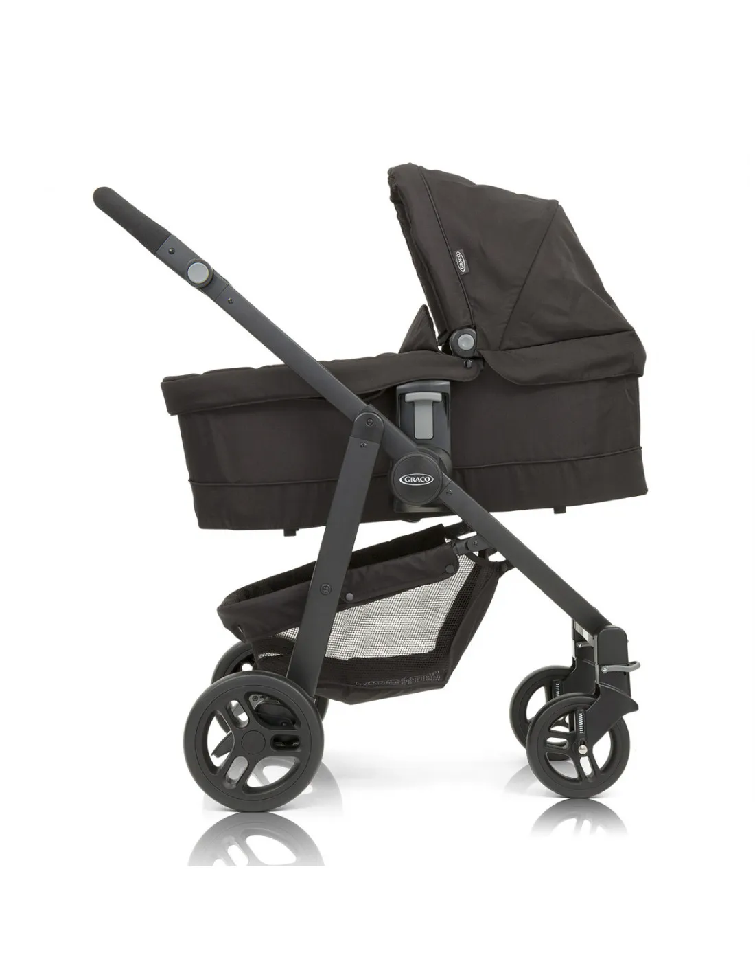 Coche de bebé dos piezas EVO Duo negro de Baby Graco