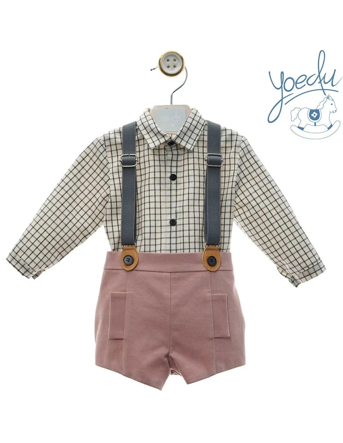 Conjunto Bebé Niño Tirantes Familia Estela Yoedu