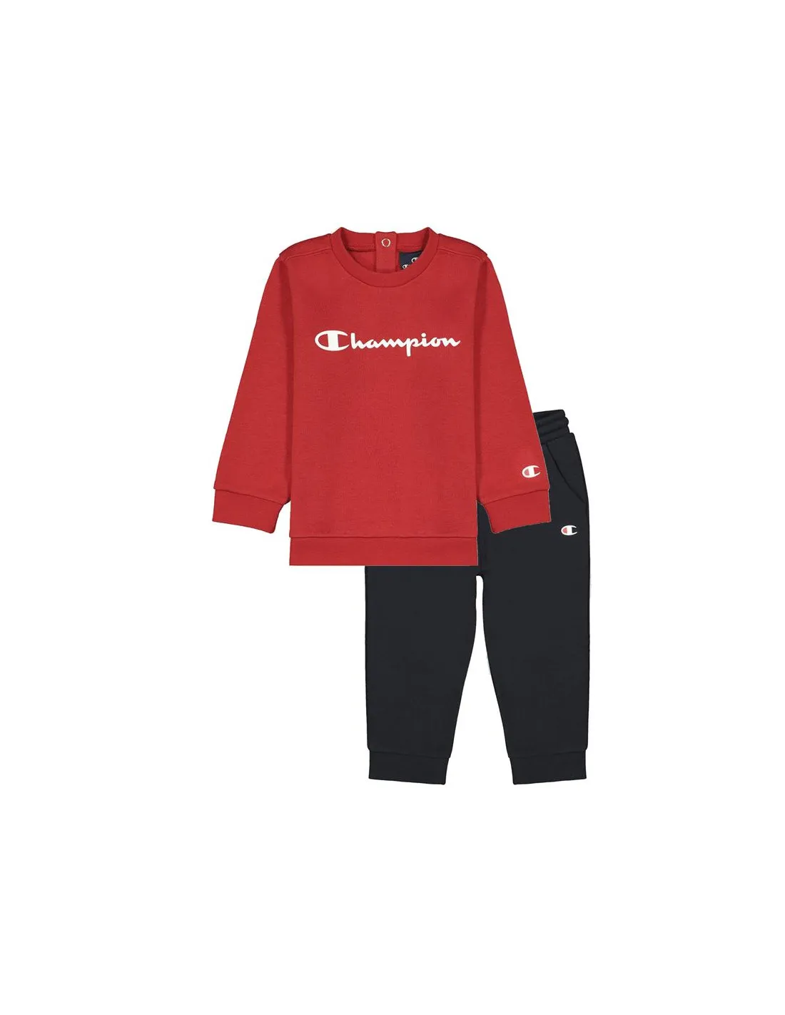 Conjunto Champion Crewneck Baby Red
