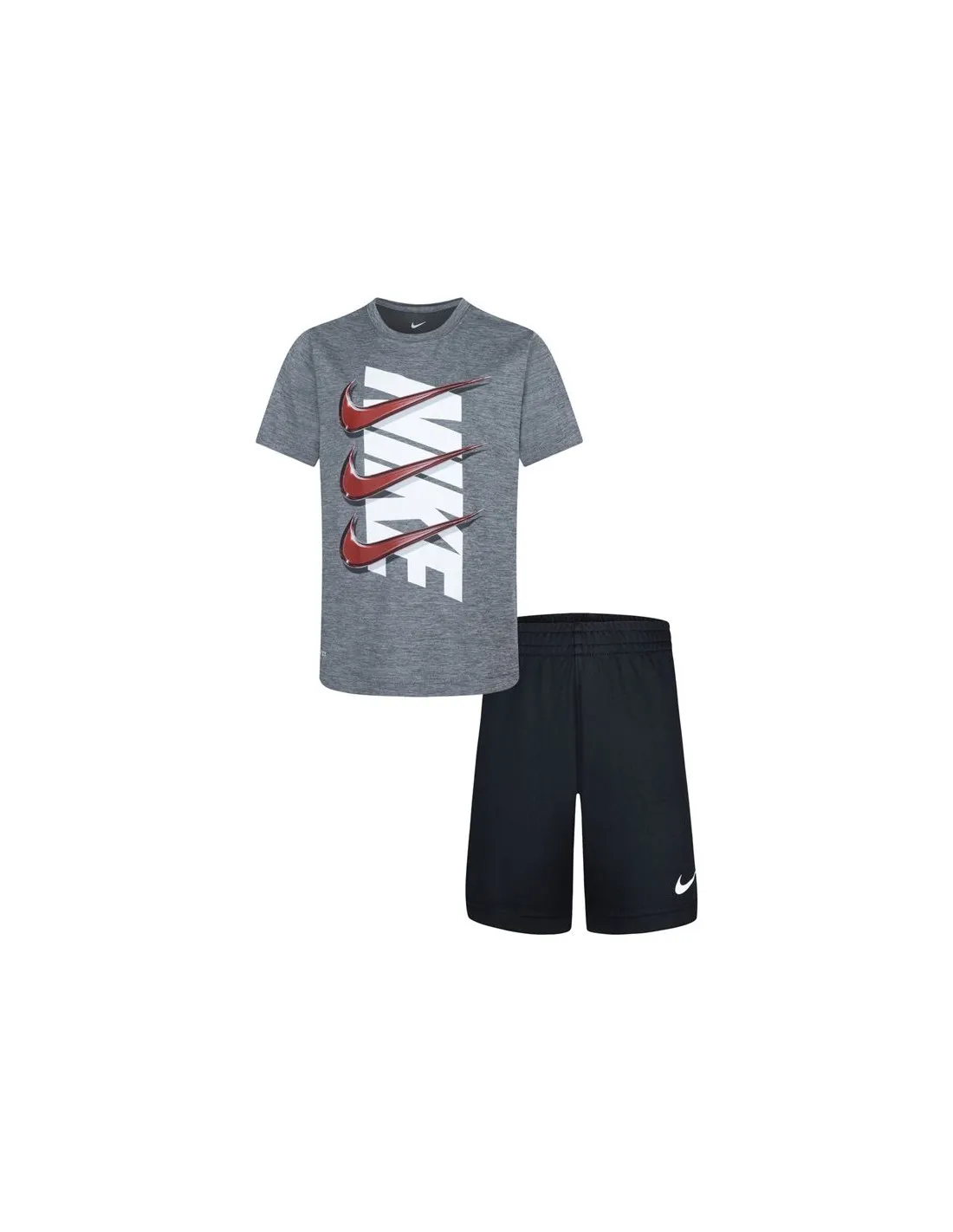 Conjunto Nike Dropset Gris Niño