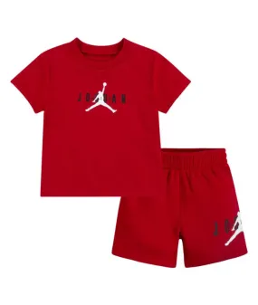 Conjunto Nike Jordan Infantil Rojo