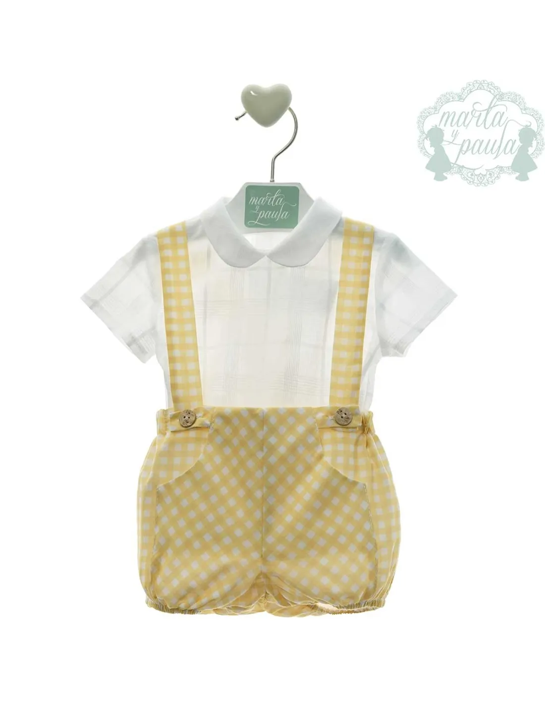 Conjunto Piccolino Amarillo Marta y Paula Familia Arpa