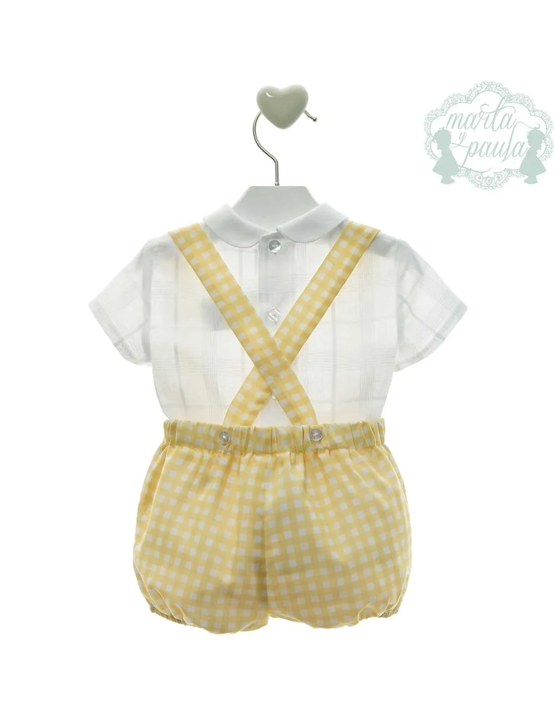 Conjunto Piccolino Amarillo Marta y Paula Familia Arpa