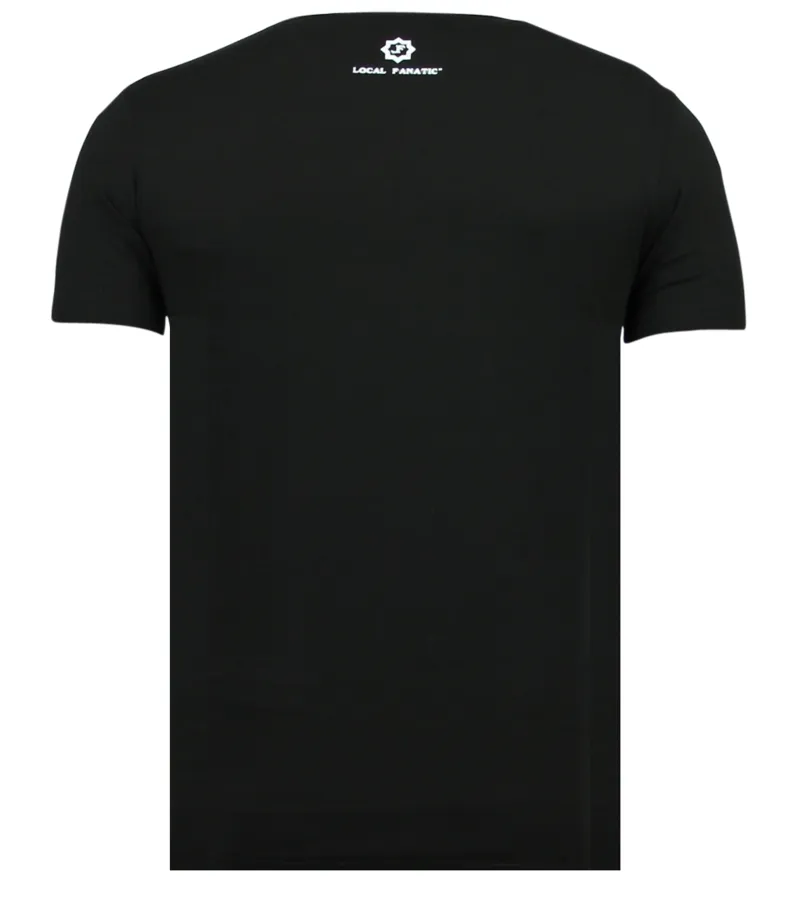 CONOR RHINESTONES  CAMISETA PARA HOMBRE  6348Z  NEGRO