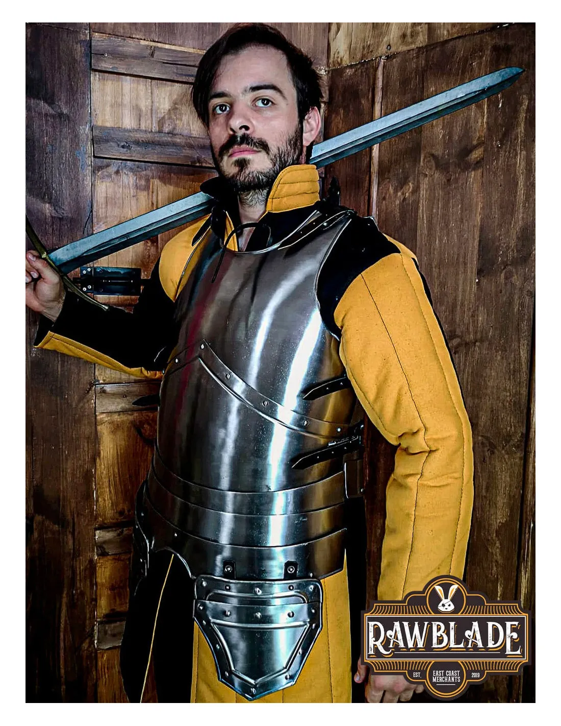 Coraza medieval metálica modelo Roldan