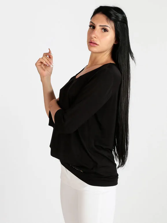 Coveri Moving Camiseta de mujer con manga tres cuartos