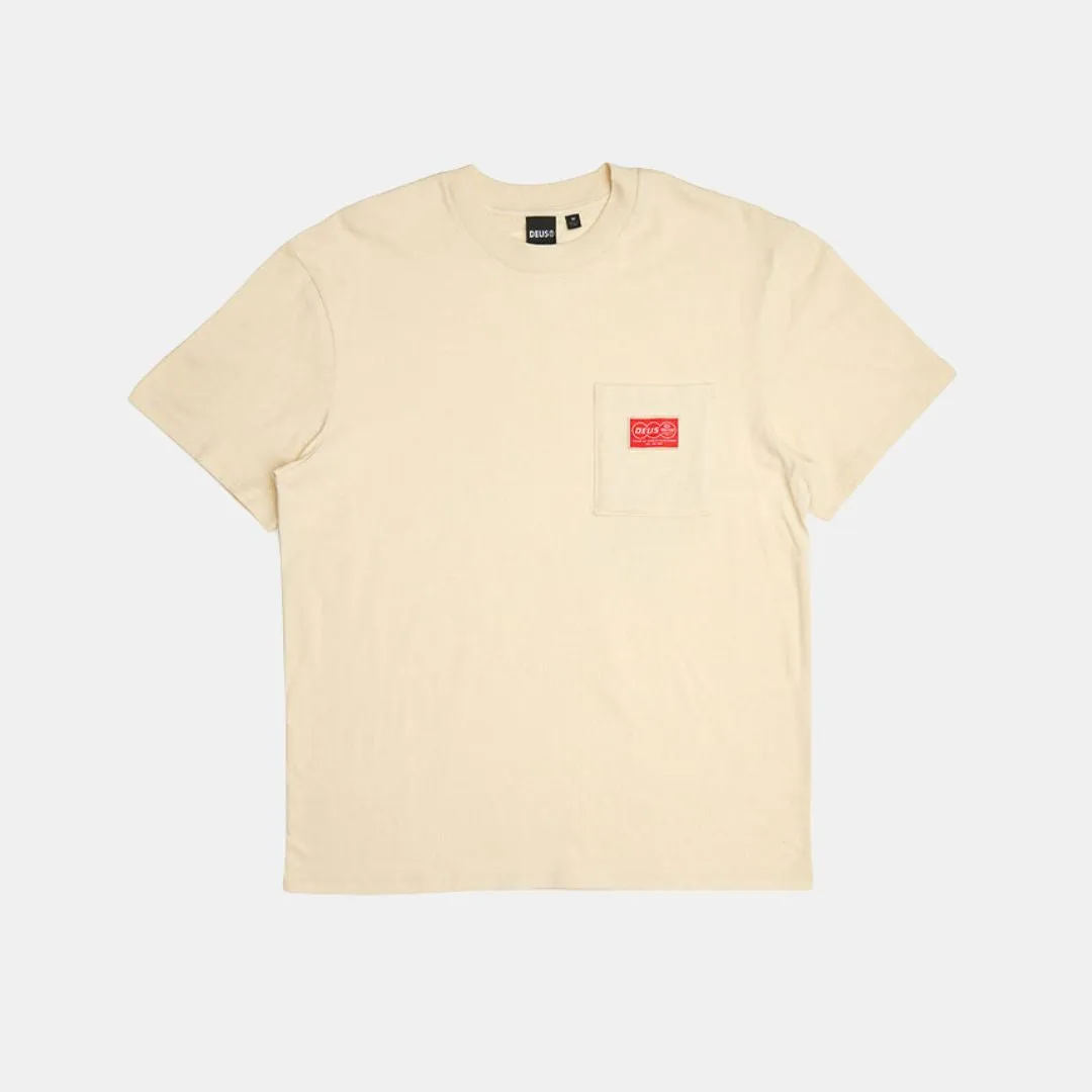 Deus Ex Machina Venture Pocket Tee Dirty White