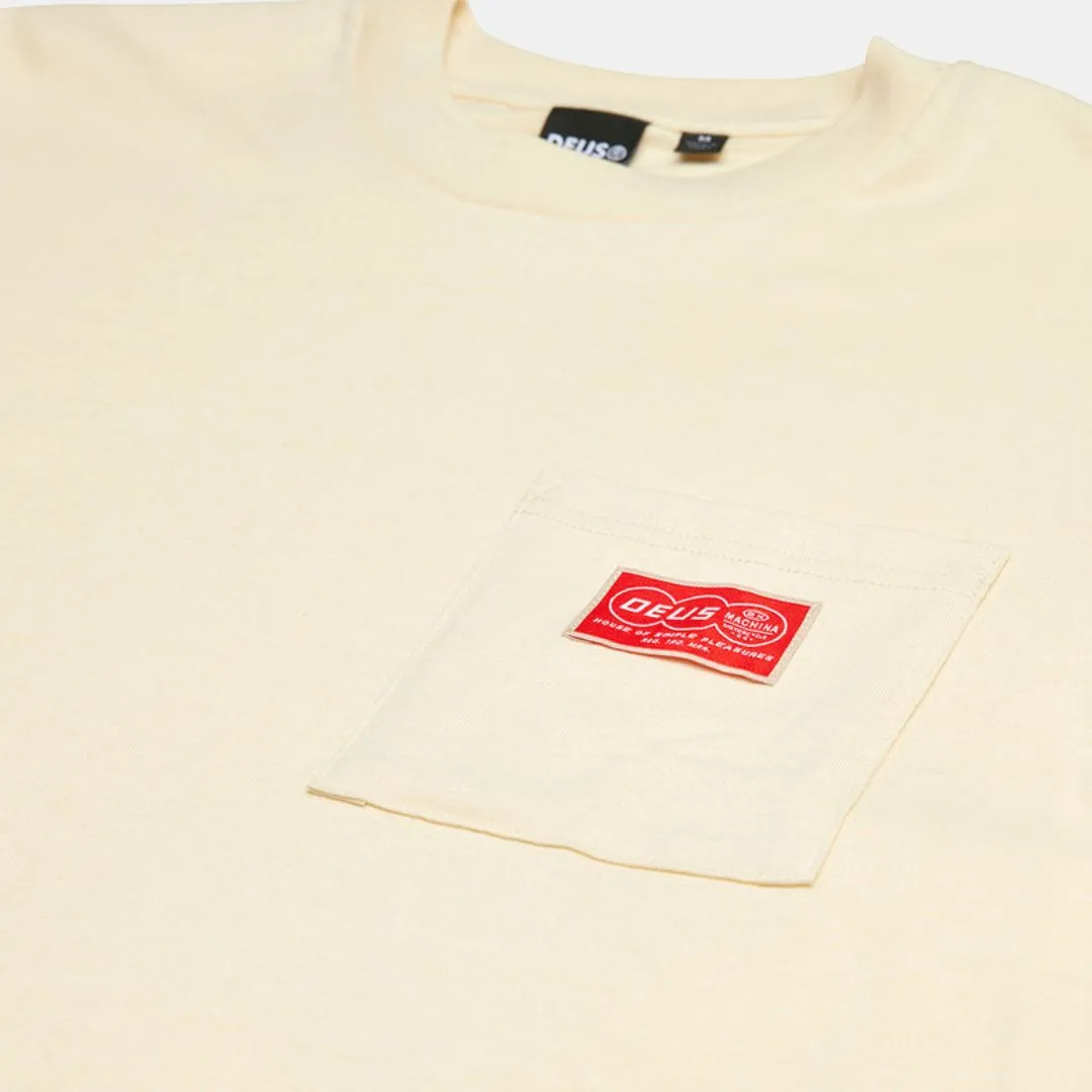Deus Ex Machina Venture Pocket Tee Dirty White