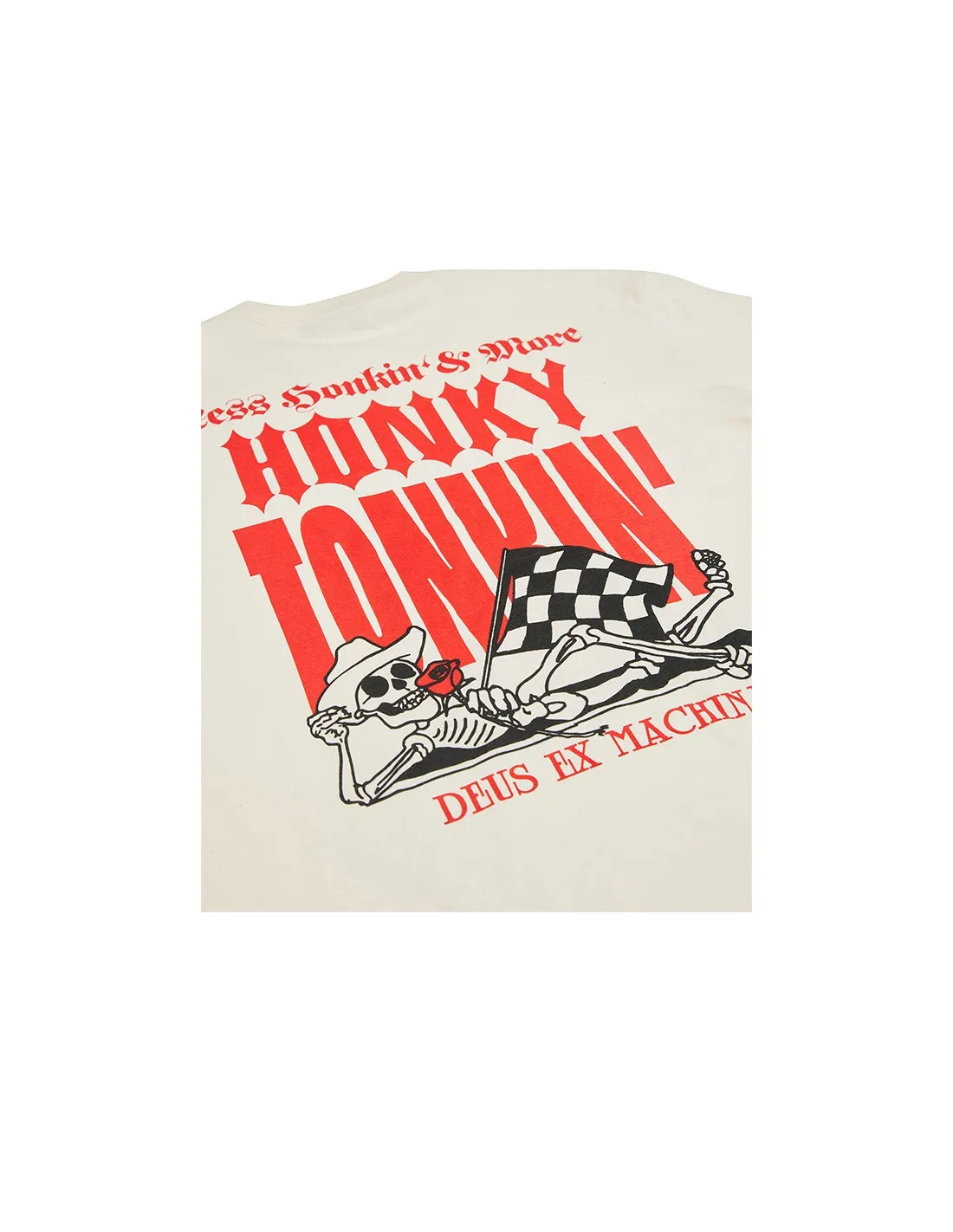 DEUS HONKY TONKIN TEE DIRTY WHITE