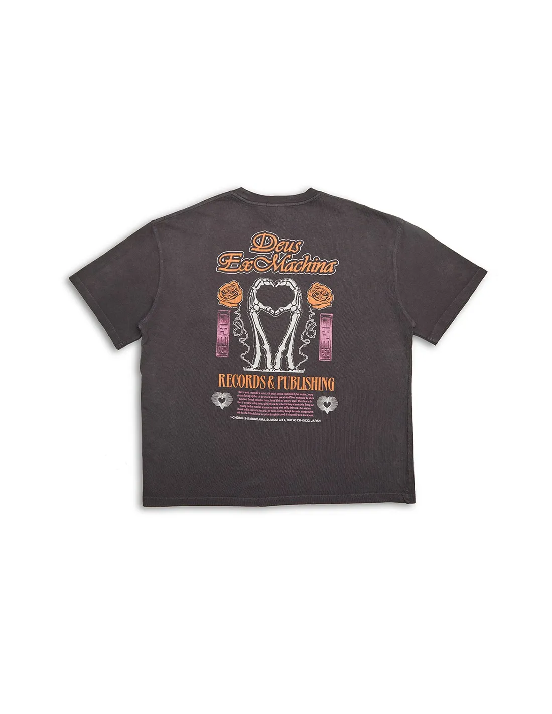 DEUS TAKOYAKI TEE ANTHRACITE