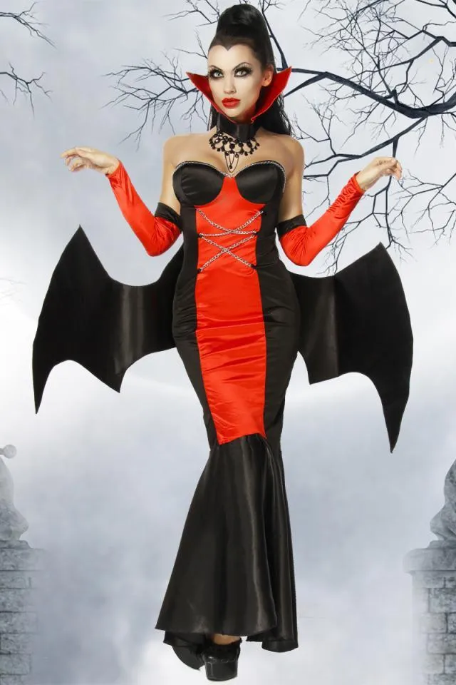 Disfraz de vampira diabólica mujer 