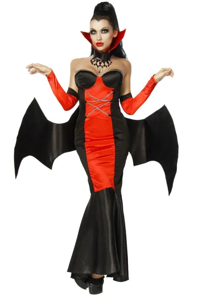 Disfraz de vampira diabólica mujer 