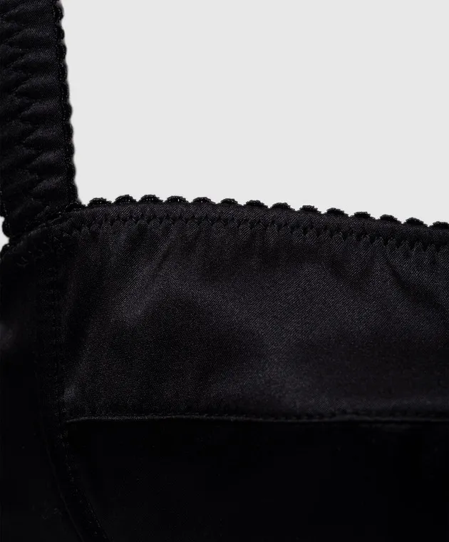 Dolce&Gabbana Black silk bodice