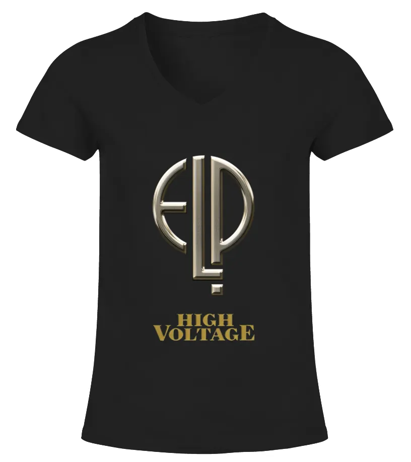 Emerson, Lake &amp; Palmer BK (31) Camiseta cuello pico Mujer