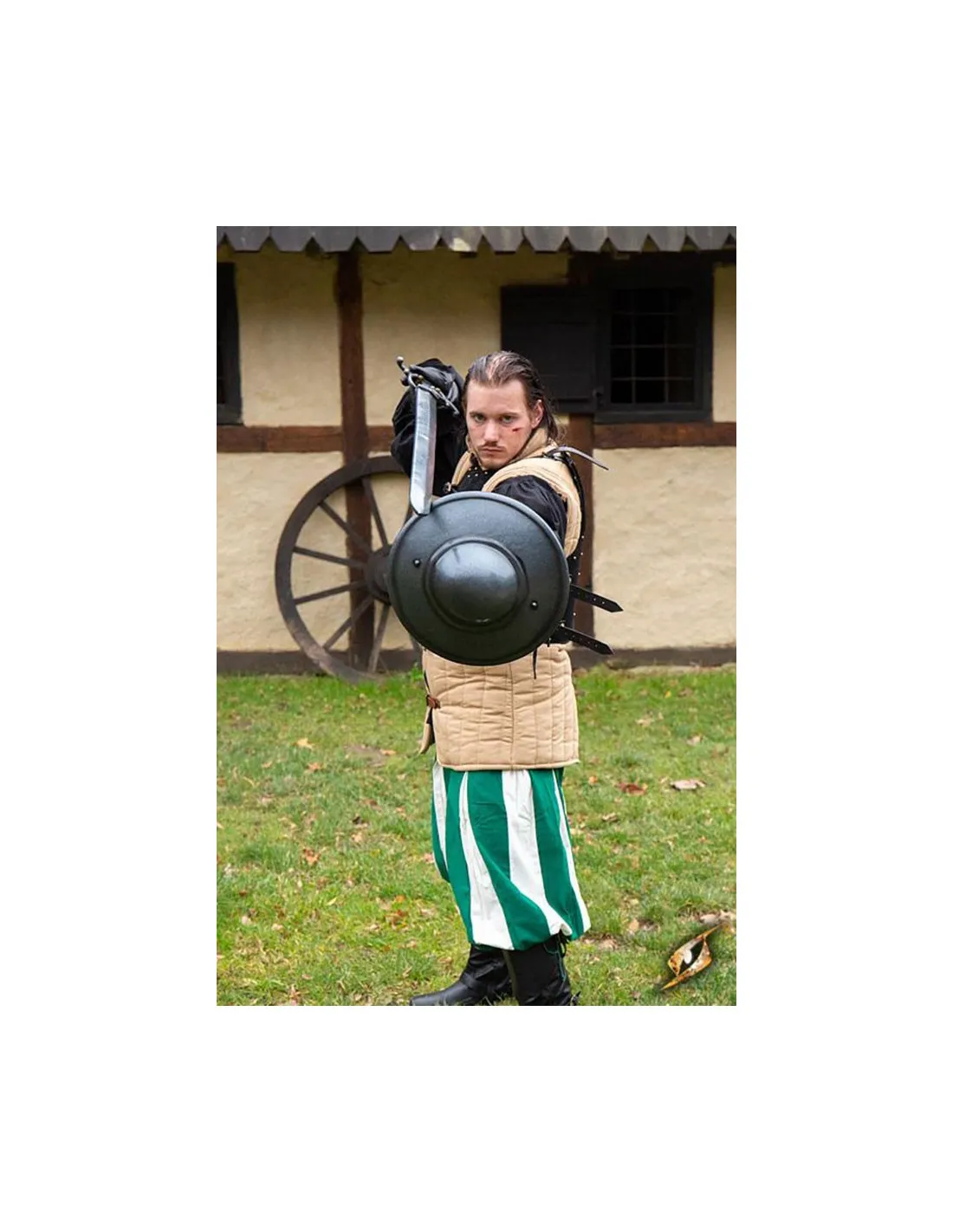Escudo LARP esgrima medieval, látex