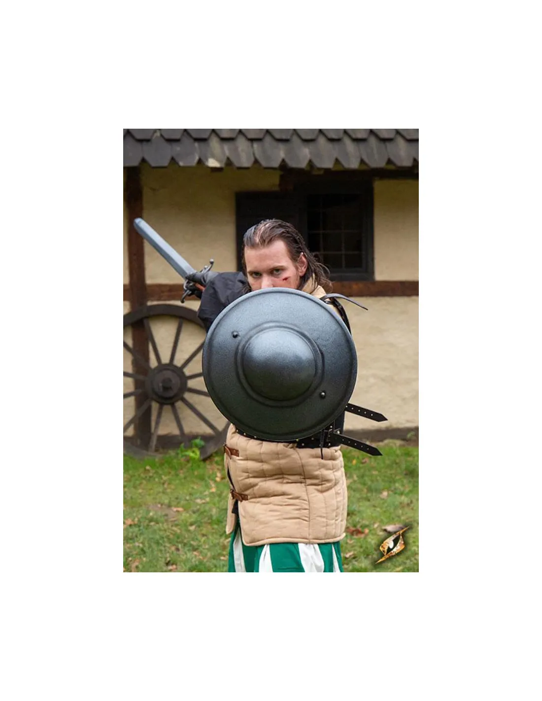 Escudo LARP esgrima medieval, látex
