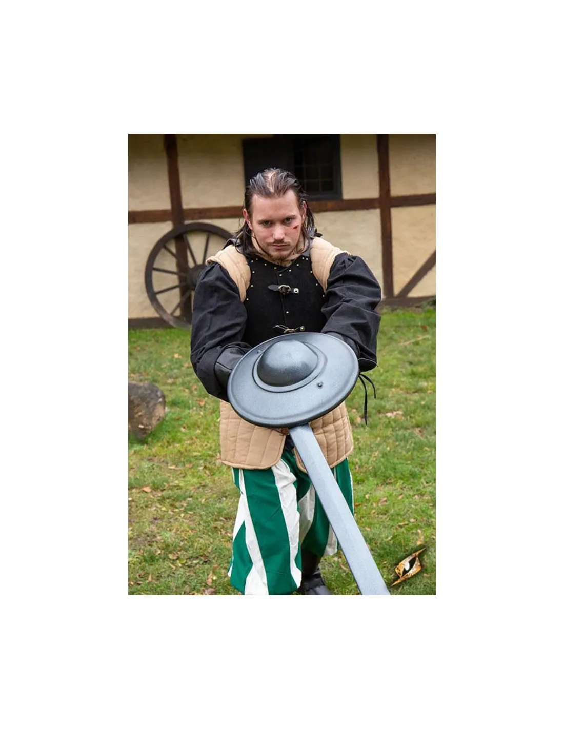 Escudo LARP esgrima medieval, látex