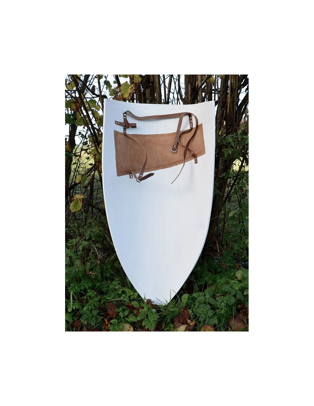 Escudo medieval largo, para pintar