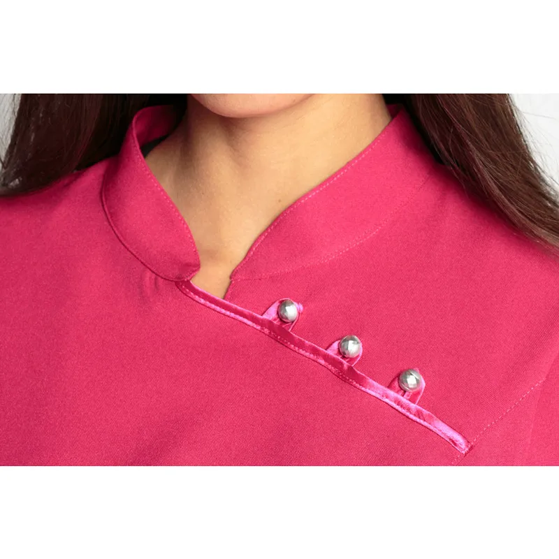 ESTOLA CON VIVOS DE RASO FUCSIA  DYNEKE