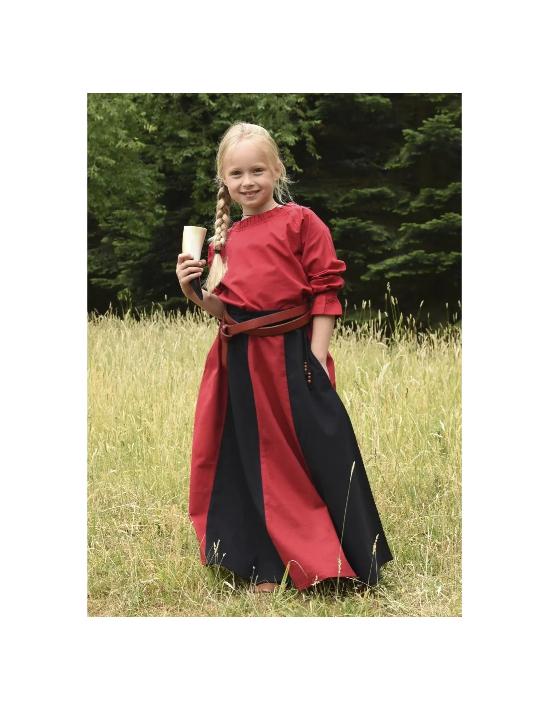 Falda medieval para niña, Lucía
