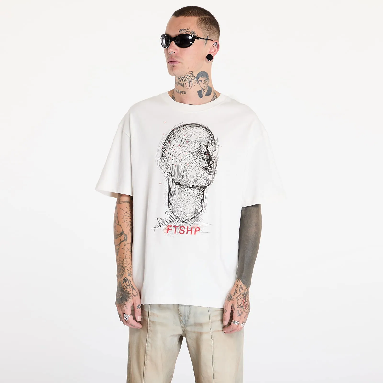 FOOTSHOP FTSHP HEADLESS TSHIRT UNISEX WHITE XS