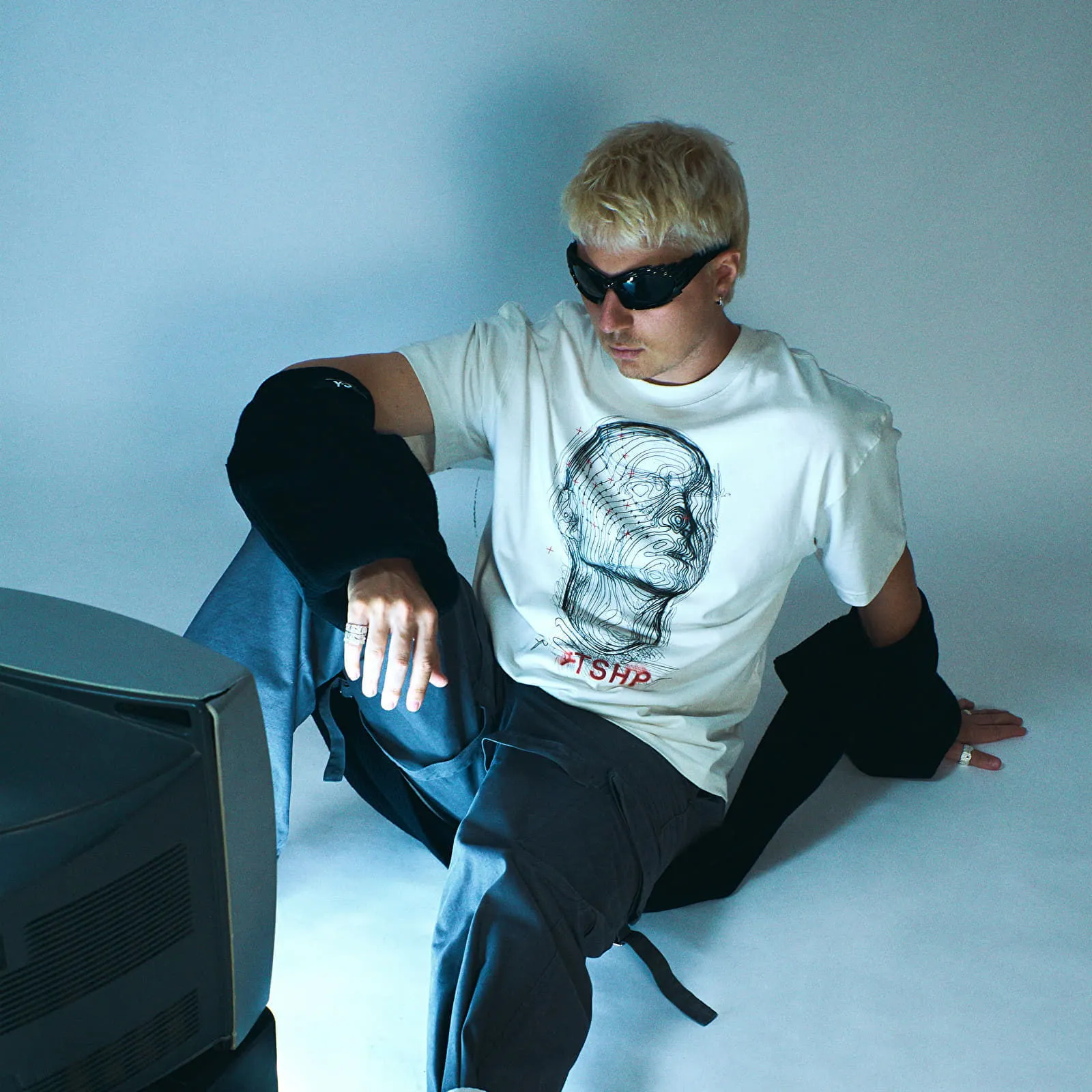 FOOTSHOP FTSHP HEADLESS TSHIRT UNISEX WHITE XS