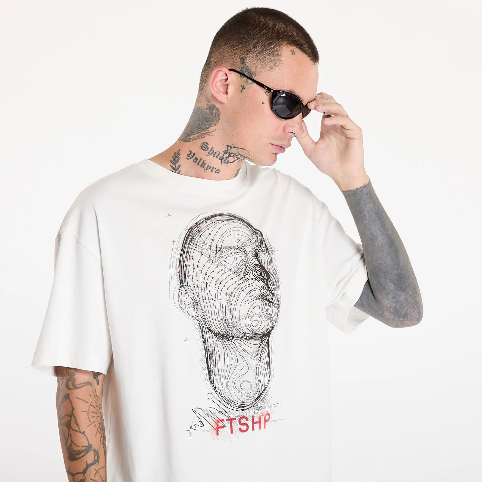 FOOTSHOP FTSHP HEADLESS TSHIRT UNISEX WHITE XS