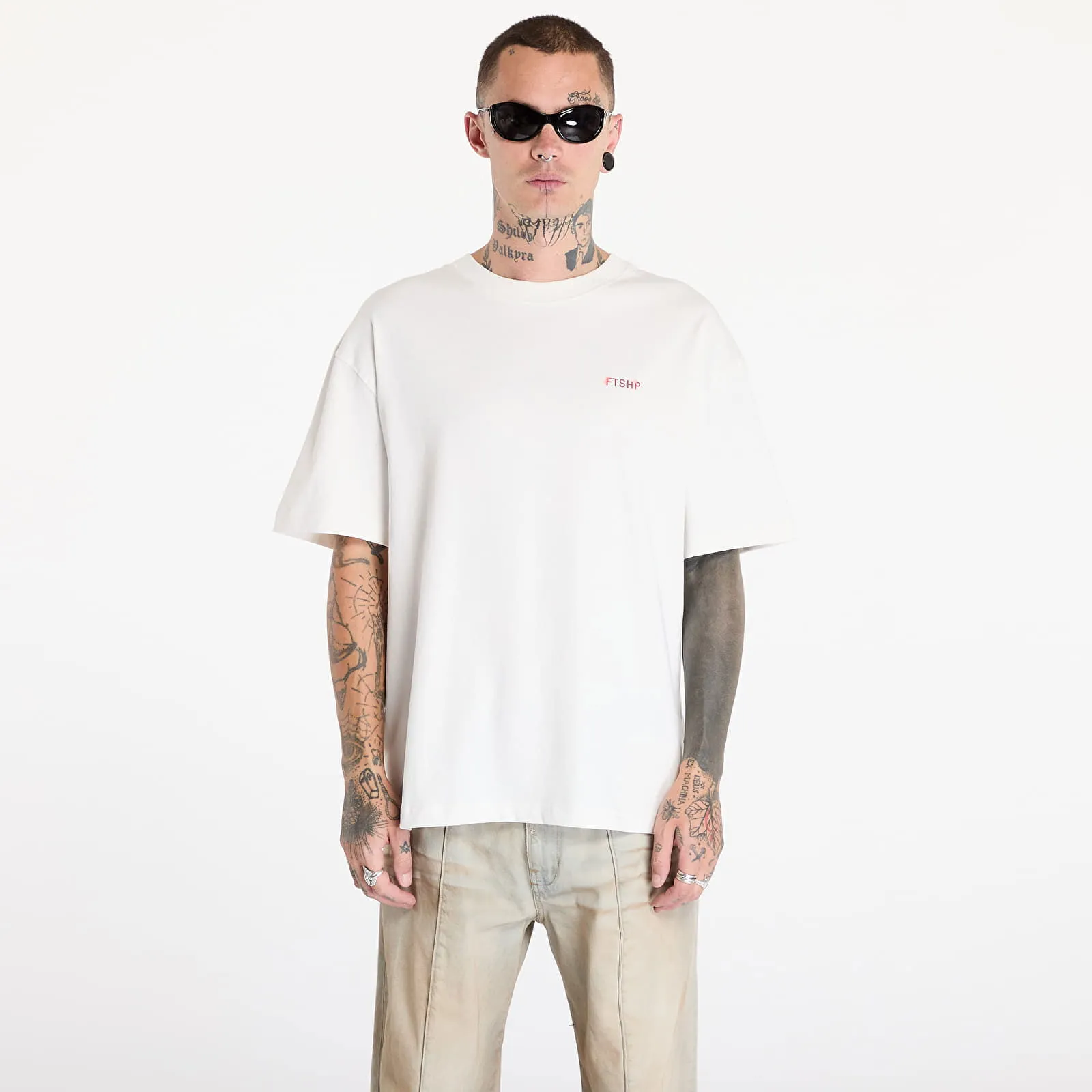 FOOTSHOP FTSHP METAL GLASS BOX TSHIRT UNISEX WHITE XS