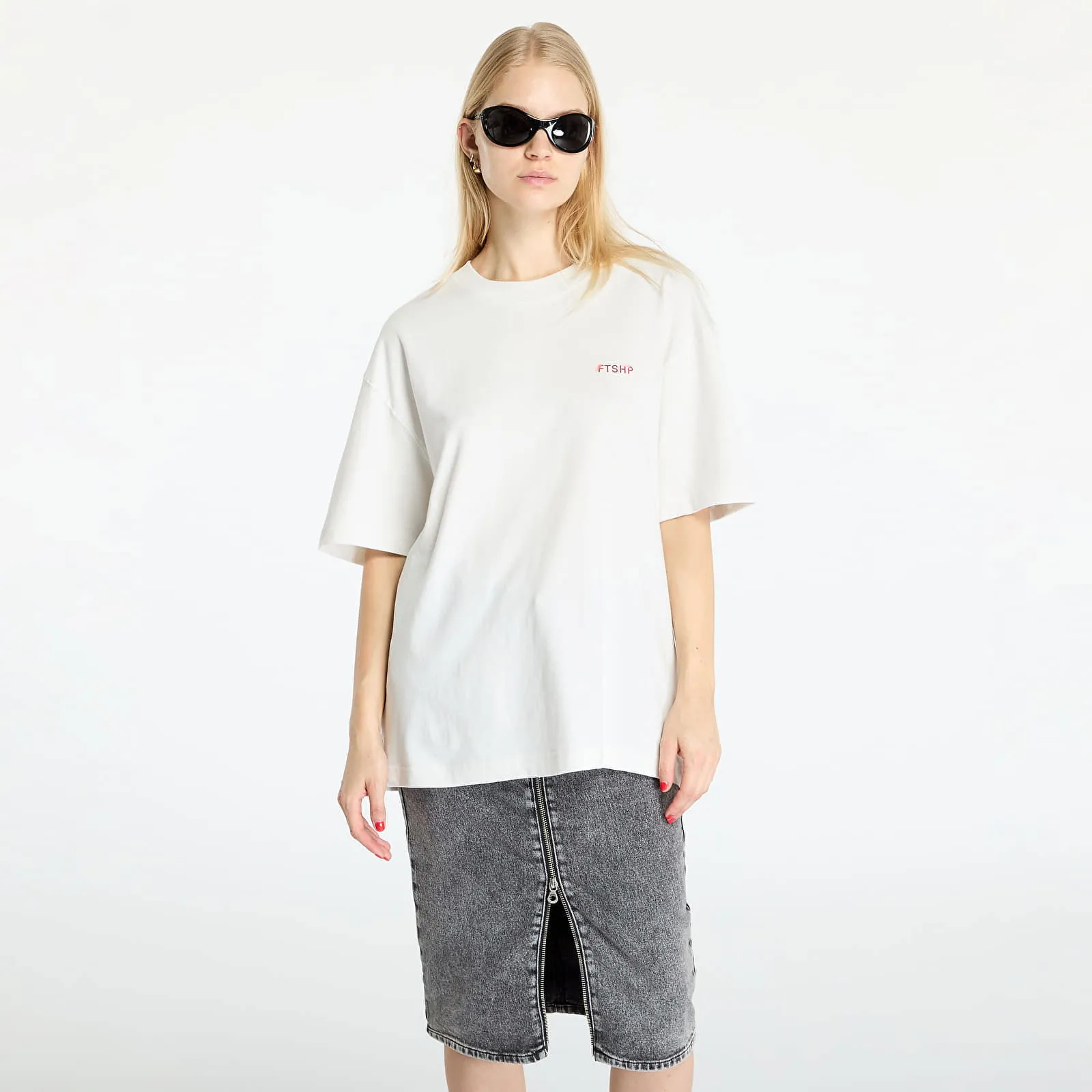 FOOTSHOP FTSHP METAL GLASS BOX TSHIRT UNISEX WHITE XS