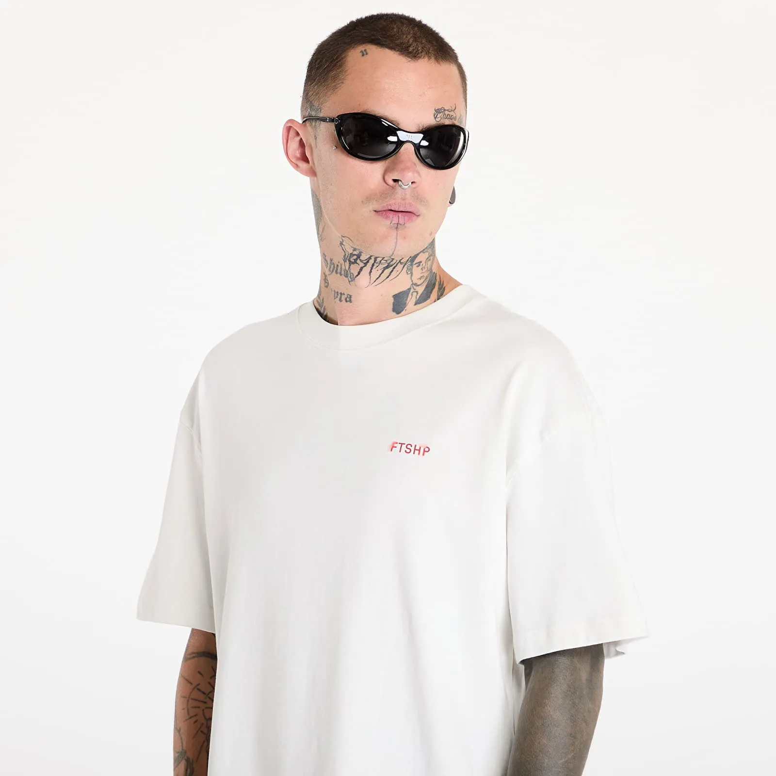FOOTSHOP FTSHP METAL GLASS BOX TSHIRT UNISEX WHITE XS