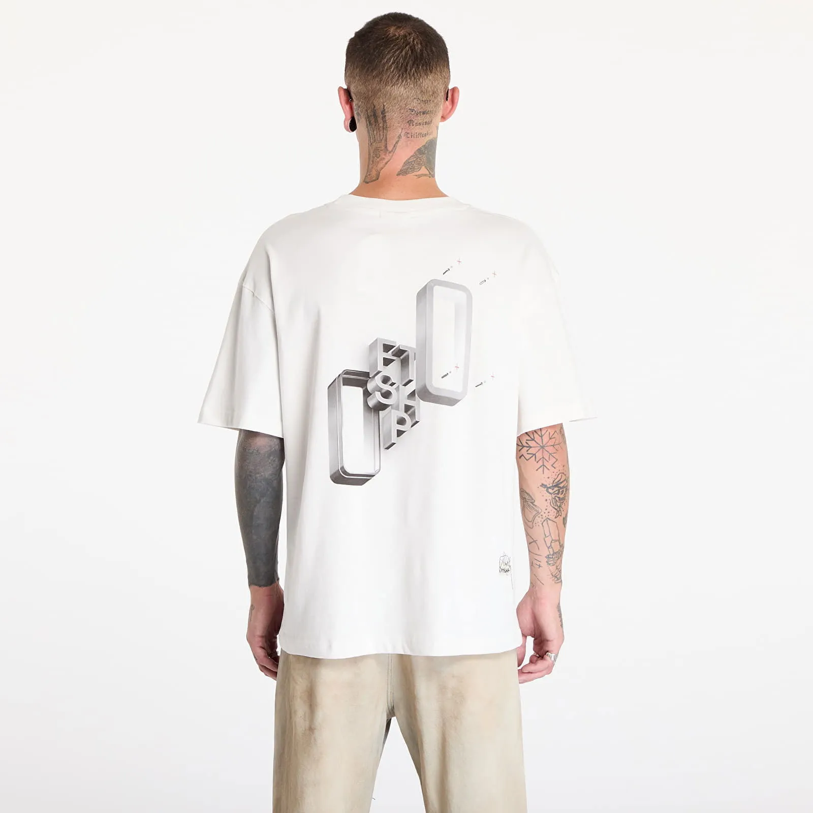 FOOTSHOP FTSHP METAL GLASS BOX TSHIRT UNISEX WHITE XS