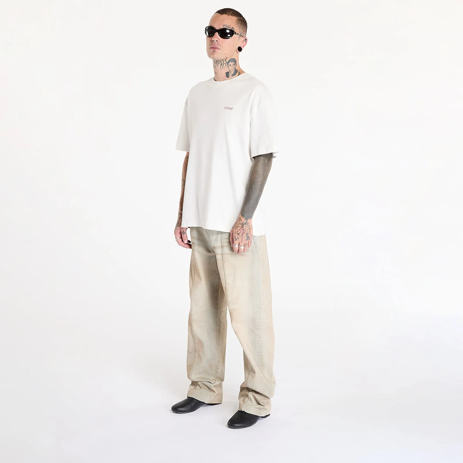 FOOTSHOP FTSHP METAL GLASS BOX TSHIRT UNISEX WHITE XS